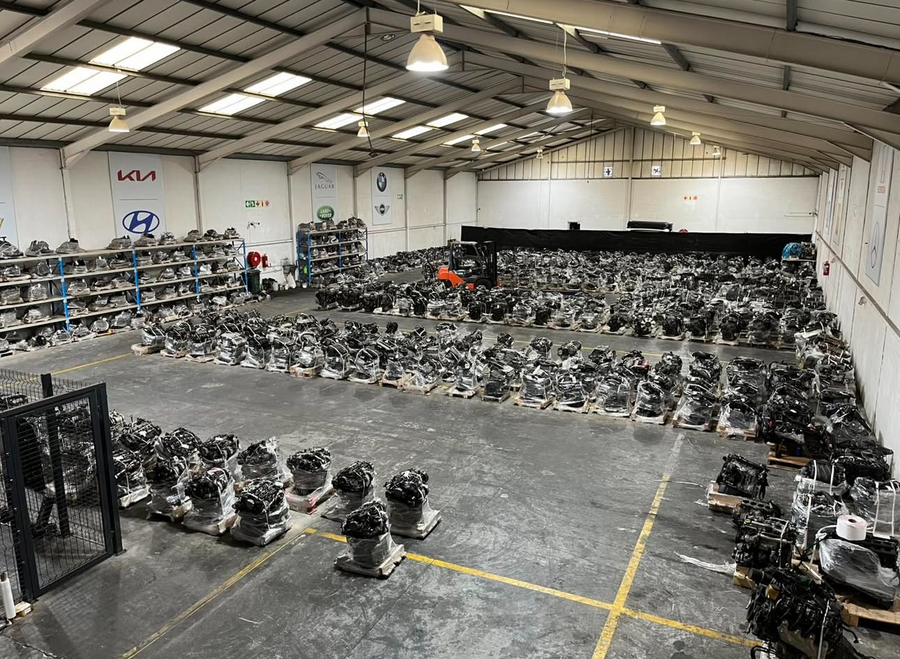 Indoor Warehouse Ariel View