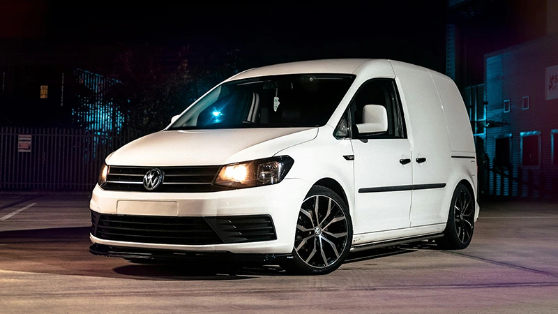 Photo of a light commercial vehicle van parked outdoors